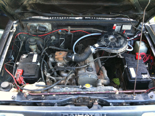 My Sportrak engine bay  Daihatsu Drivers Club UK